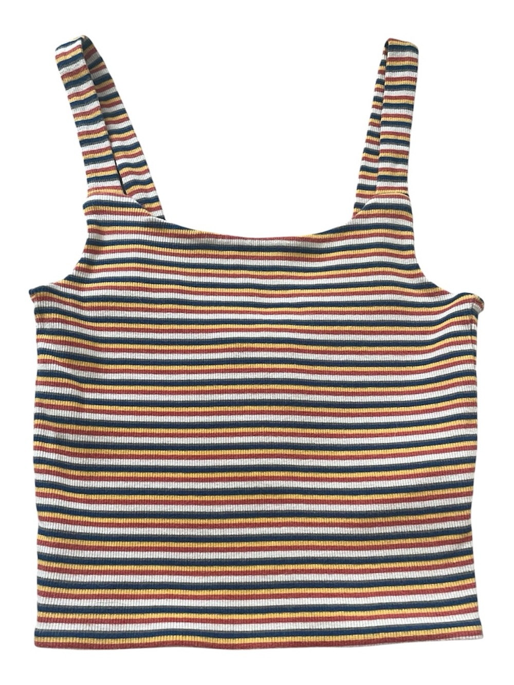 RVCA multicoloured striped tank top